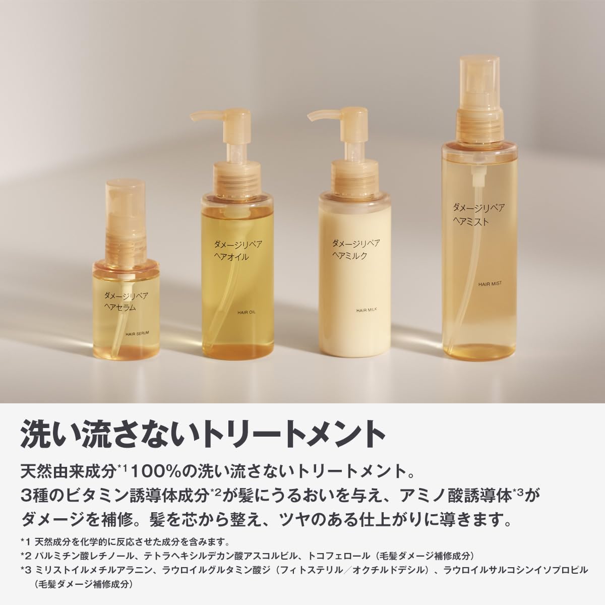 Amazon | 無印良品 ダメージリペア ヘアミルク ・100mL 84465901